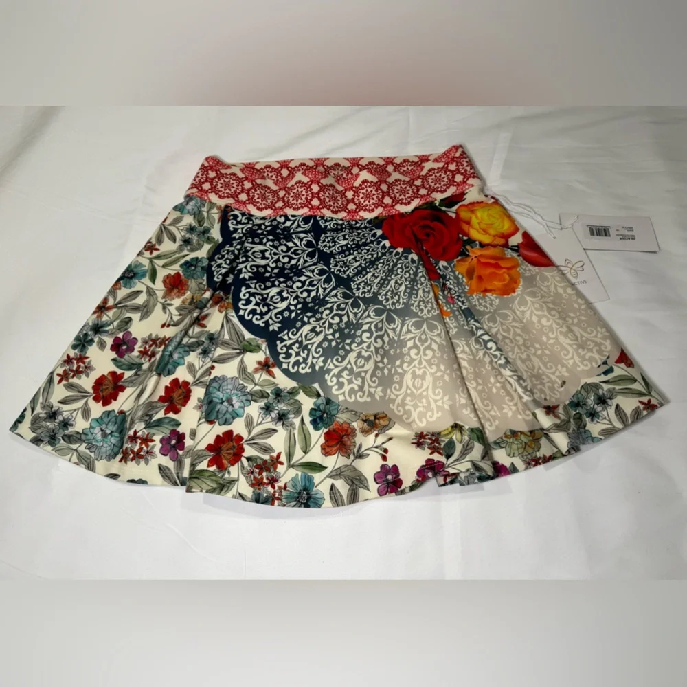 Johnny Was Tango Pleated Tennis Skirt Size XL Color Multi - Picture 8 of 10